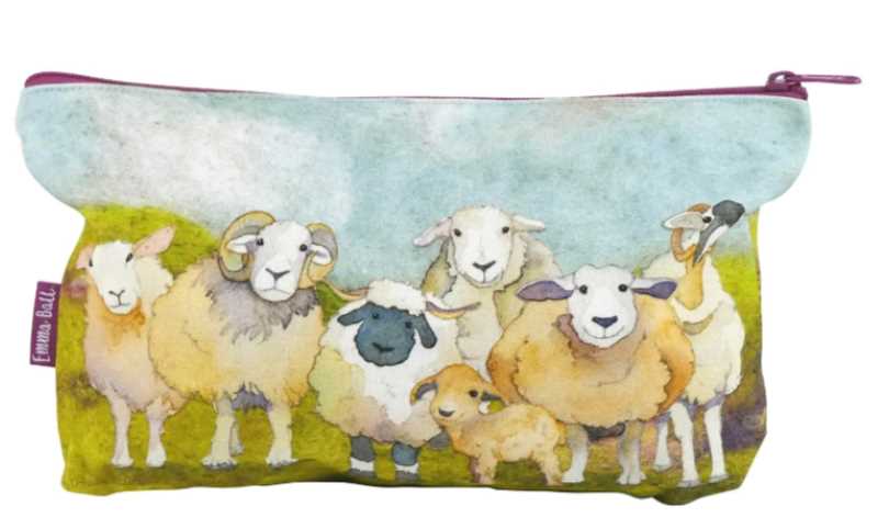 Emma Ball - Zipped Pouch (from the Felted Sheep Range)